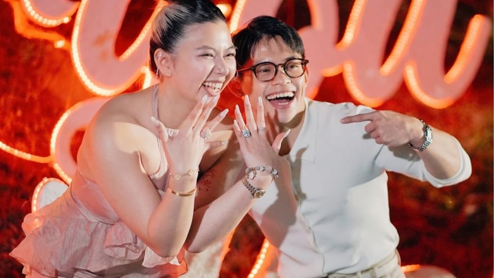 Carlos Yulo Proposes to Chloe San Jose with Two Engagement Rings